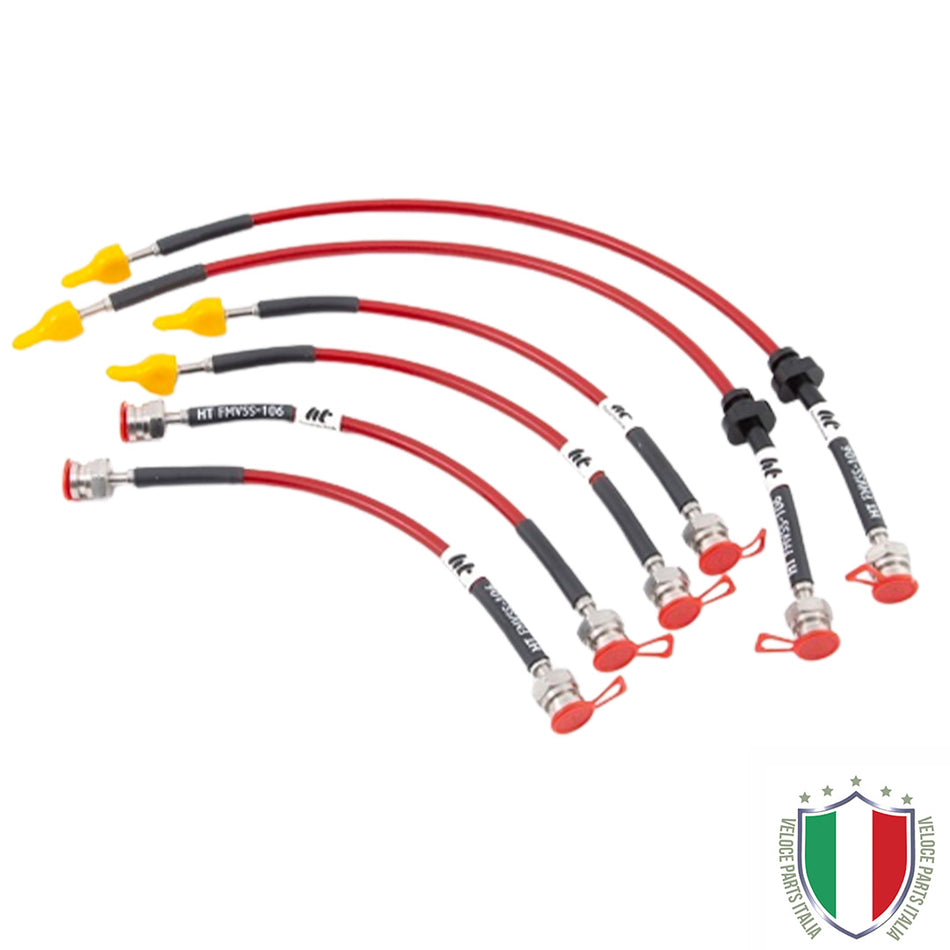 Abarth 	Punto Grande	Zinc Plated Rear Brake Hoses