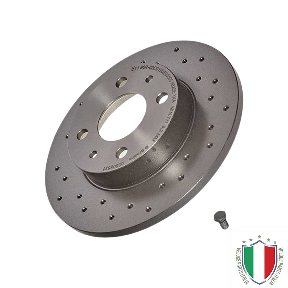 Abarth 	500/595	MTEC Rear Brake Discs